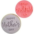 thumbnail image 3 of Sweet Stamp 60mm Happy Mother's Day Cookie/Cupcake Embosser with Handle, 3 of 4