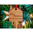 thumbnail image 2 of Personalized Gift Co. Multi-color Snowflake Wooden Christmas Key Decorative Accent Ornament, 3", 2 of 9