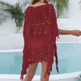 thumbnail image 4 of Huowey Women Swimwear Hot Summer Mesh Bathing Suit Cover Ups Beach Wear For Woman Beach Vacation Swim Wear Honeymoon Cruise Trendy Wear, 4 of 6