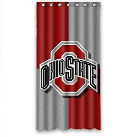 - Ganma Ohio State Buckeyesx Wenglee Shower Curtain Polyester Fabric Bathroom Shower Curtain 36x72 inches