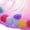 Pink, variant on Girls Tutu Skirt Colorful Pom Poms Ballet Dance Performance Carnival Party Layered Net Skirt,Purple,3-14 Years
