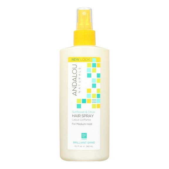 Andalou Naturals Perfect Hold Hair Super ay Sunflower and Citrus - 8.2 fl oz