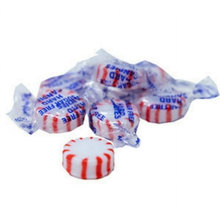 Sugar-Free Peppermint Pinwheel Starlight Mints | 1 Pound Bag | Individually Wrapped Hard Candy 635909