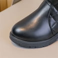 thumbnail image 6 of Eltusu Girls Winter Snow Boots, Warm Non-Slip Mid-Calf Fashion Windproof Boots Black Size 3 Big Kids, 6 of 9