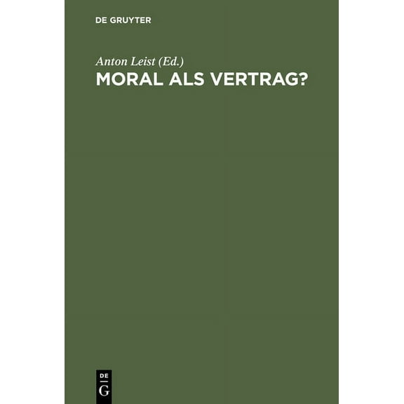 Moral als Vertrag?, (Hardcover)