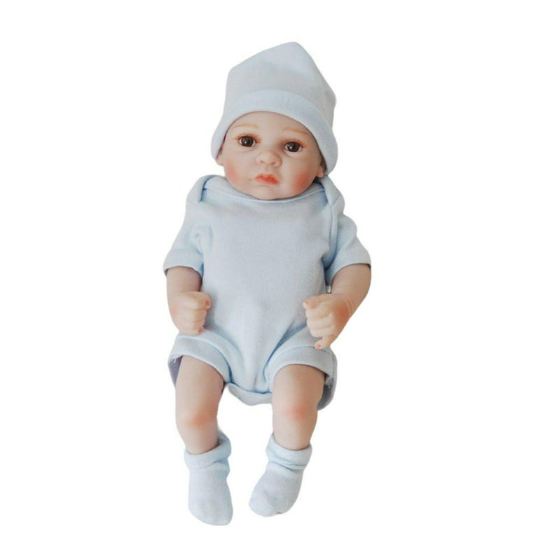 Open Eyes Reborn Baby Dolls,10 Inch Lifelike Newborn Baby Doll,Realistic  Baby Reborn Toddler Toy,Soft Body Reborn Dolls That Look Real 