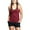 Cranberry Caviar, variant on G-Style USA Women's Lightweight Scoop Neck Contrast Piping Tank Top (2-Pack) LTT13194 - Black/Heather Gray - Small