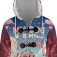 thumbnail image 4 of My Dog Is My Valentine Cute Bulldog in Gift Box All Over Print 3D Hooded Duffle Toggle Coat Dog Lover Gifts Idea - 3006, 4 of 6