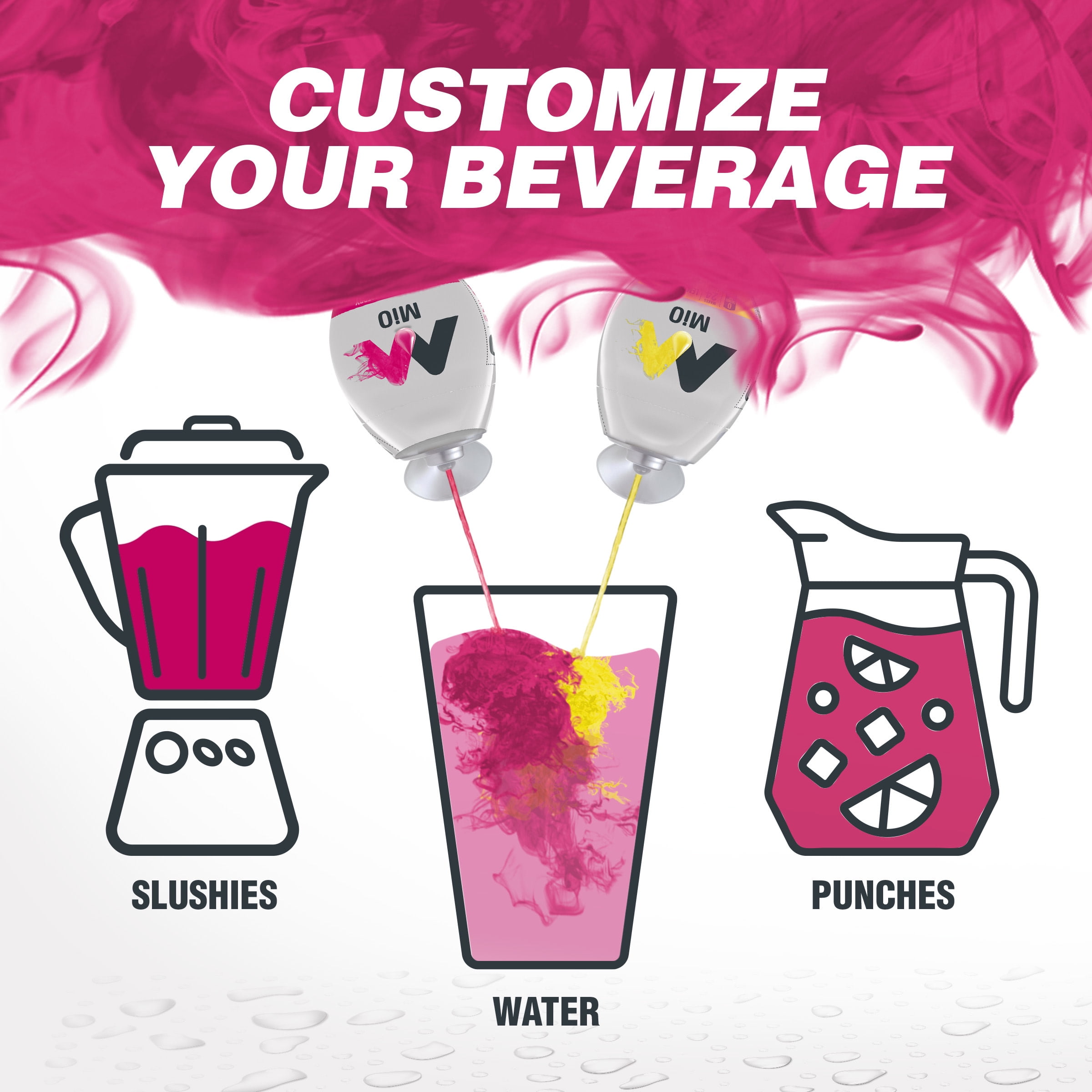 MiO Cranberry Raspberry Naturally Flavored Liquid Water Enhancer, 1.62 fl oz Bottle