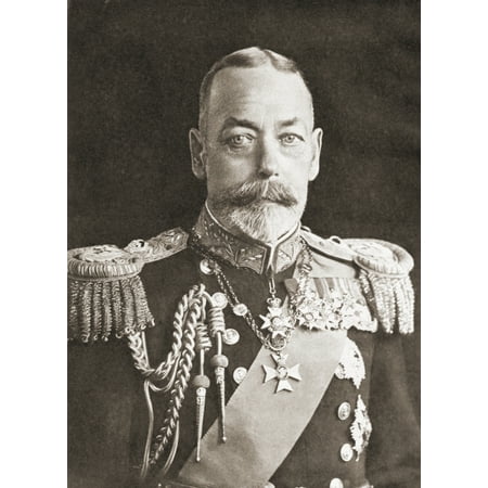 King George V George Frederick Ernest Albert 1865 Canvas Art - Ken Welsh Design Pics (12 x 17)