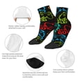 thumbnail image 6 of Bingfone Play Game Start Design Patterned Men'S Women'S Casual Cotton Socks, 6 of 9