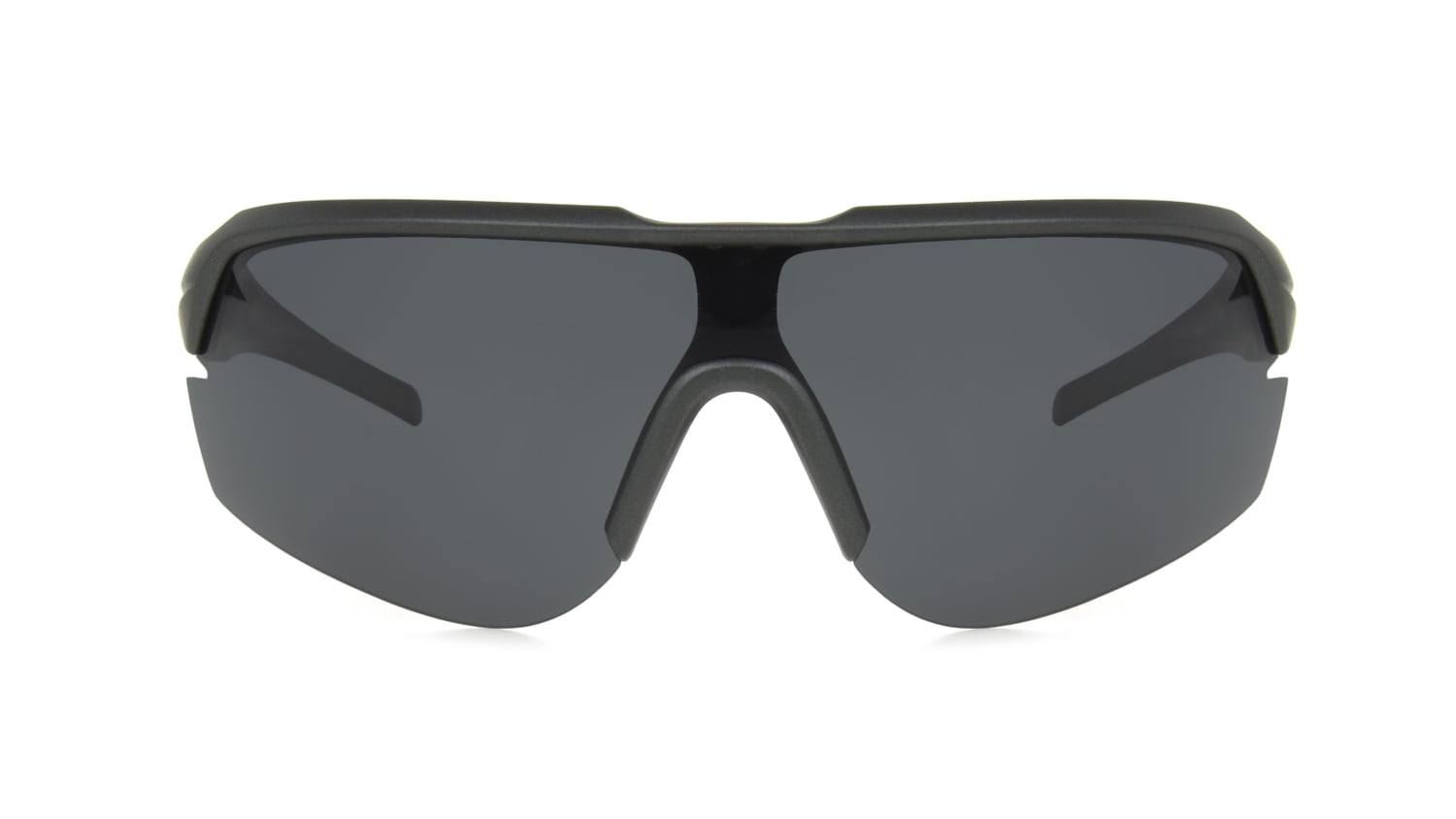 Foster Grant Mens Shield Gray Sunglasses