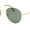 Gold - Green, variant on Retro Round Hipster Classy Metal Rim Dad Style Sunglasses All Black
