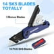 thumbnail image 5 of Navaja multiusos plegable WORKPRO Quick Change con almacenamiento de cuchillas, 5 of 7