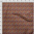thumbnail image 3 of oneOone Polyester Lycra Fabric Floral & Geometric Ethnic Printed Craft Fabric BTY 56 Inch Wide, 3 of 4