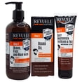thumbnail image 1 of REVUELE MEN CARE SOLUTIONS 3 PACK SET CUIDADO DE CARA, CABELLO Y BARBA PARA CABALLERO 300ML/30ML/80ML, 1 of 5