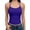 Blue, variant on Women’s Ribbed Fitted Tank Tops with Sleeveless,Womens Halter Neck Camisoles,Army Green,Size L
