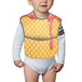thumbnail image 6 of Hirioo Pink Ice Cream for Baby Waterproof Pocket Bib Adjustable Closed for Babies Toddlers with Large Pocket 6-24Months, 6 of 8