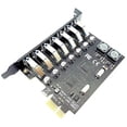 thumbnail image 5 of USB 3.0 PCI Express Adapter PCI E to 7 Ports USB 3 Expansion Adapter Card USB3 PCIe PCI-E X1 Controller Converter(VIA) as shown, 5 of 5