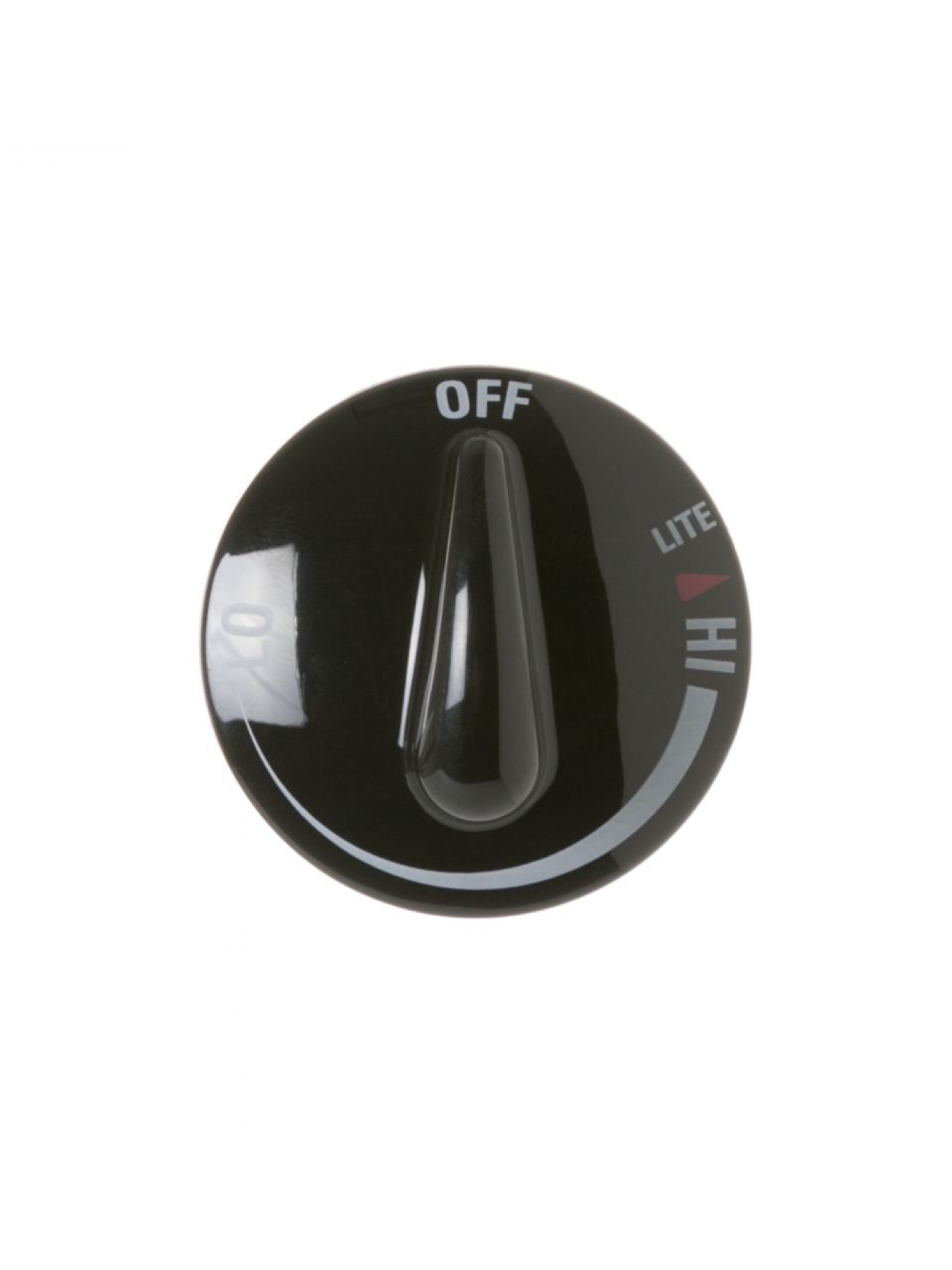 WB03X10122 GE Cooktop Knob Control Bk