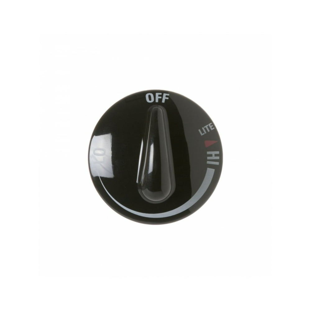 WB03X10122 GE Cooktop Knob Control Bk