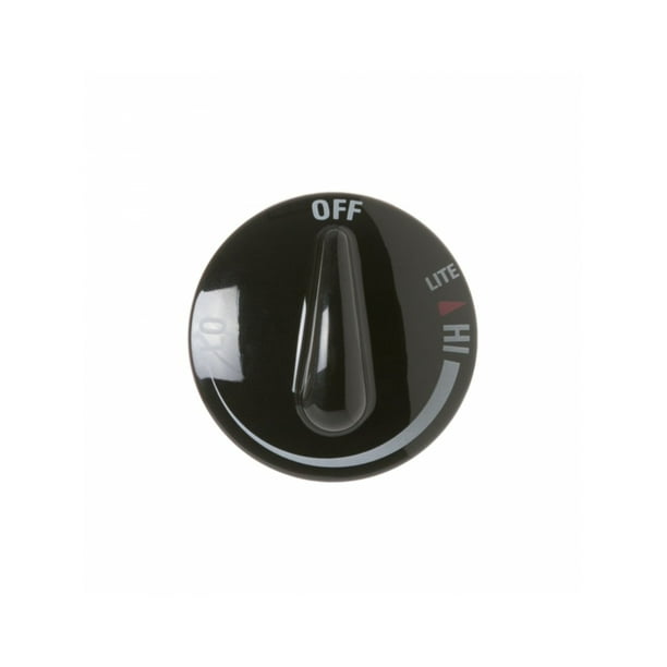WB03X10122 GE Cooktop Knob Control Bk