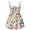 White, variant on Odeerbi 2025 Summer Toddler Baby Girls' Sleeveless Suspender Dress Fruit Floral Children's Clothing