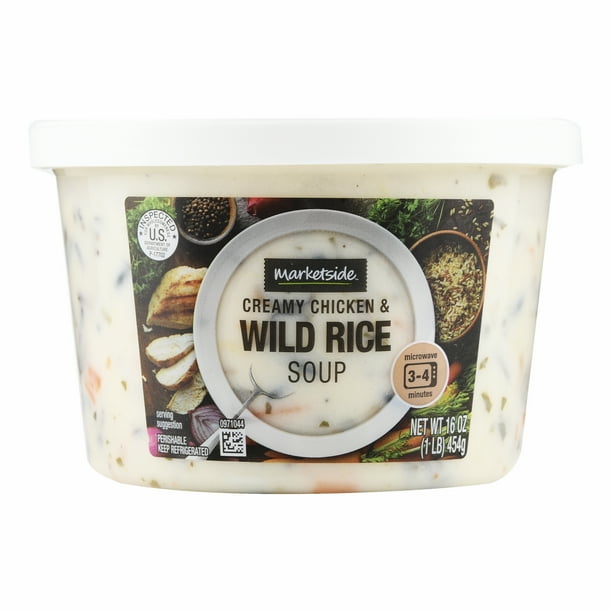 Marketside Creamy Chicken & Wild Rice Soup, 16 oz