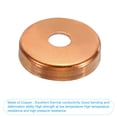 thumbnail image 4 of Tapa de extremo de cobre Uxcell, conexión de tapón de soldadura para tuberías de agua, fontanería, HVAC, sistema de refrigeración 0.86 pulgadas 5, 4 of 5
