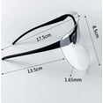 thumbnail image 3 of 2 piezas de gafas protectoras transparentes, protector facial, protector ocular, antiarena y antisalpicaduras., 3 of 5