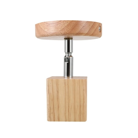

Wooden Ceiling Lamp Ceiling Mounted E27 Lamp Single-head Kitchen Hanging Light