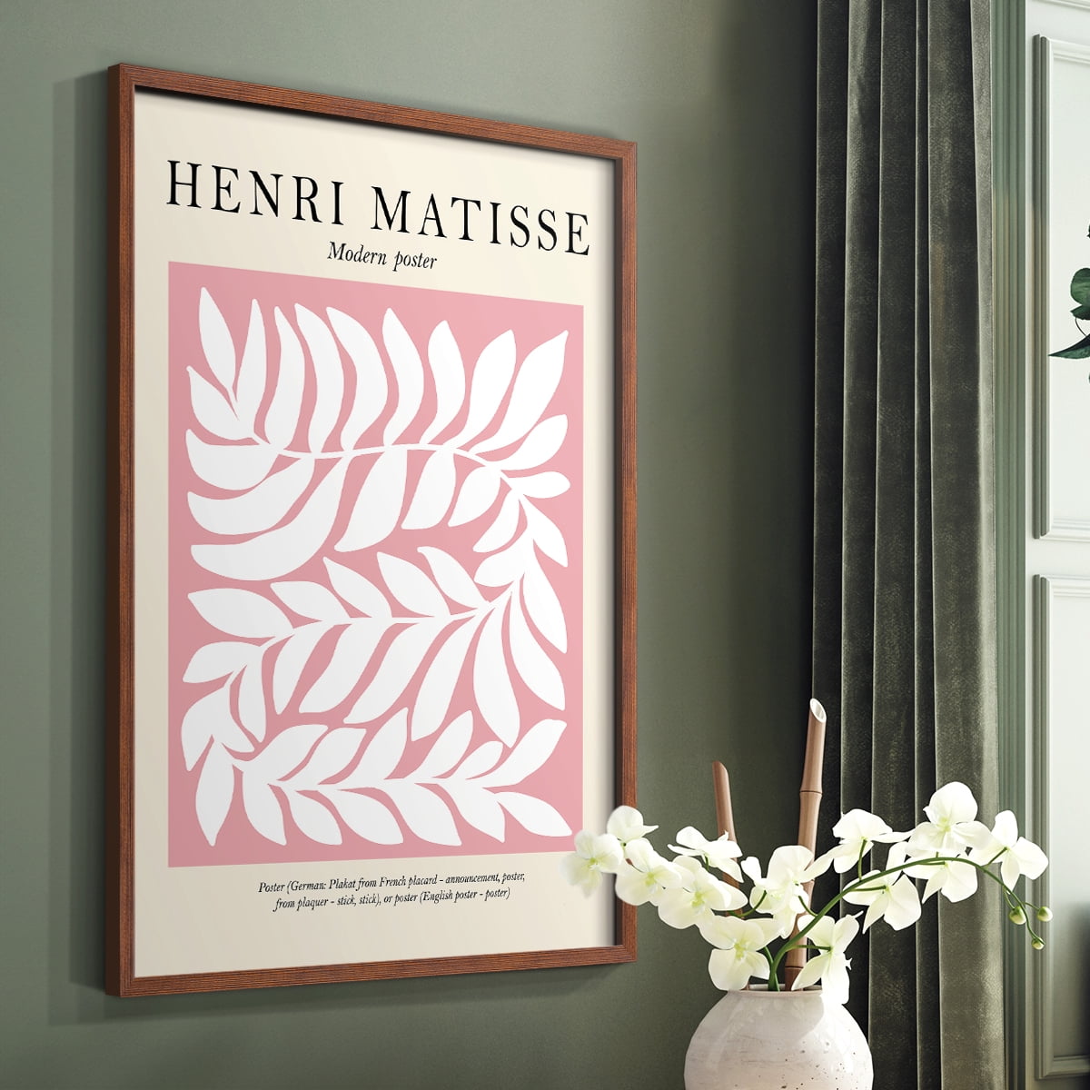 Matisse LXXIV Framed Print - Solid Wood