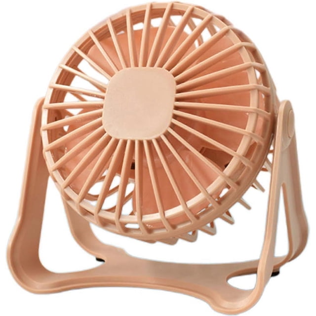 Ventilador pequeño para escritorio - Mini ventilador de mesa - Ventilador de escritorio USB, portátil, silencioso, 3 velocidades