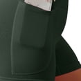 thumbnail image 5 of HBGVBA Women Biker Shorts,Yoga Shorts for Women,Solid Color Fast Dry Slim Yoga With Pocket Breathable Cycling Shorts, 5 of 5