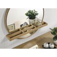 thumbnail image 4 of Arini Round Vanity Wall Mirror with Shelf Sand Wash, 4 of 6