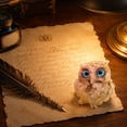 thumbnail image 4 of Mini Owl Ornament Crystal Gravel Handcrafted Figurine, Unique Stylish Compact Versatile Accent Decor Piece, Sentimental Gift Trinket for Interior Living Space Automobile Interior Display, 4 of 7