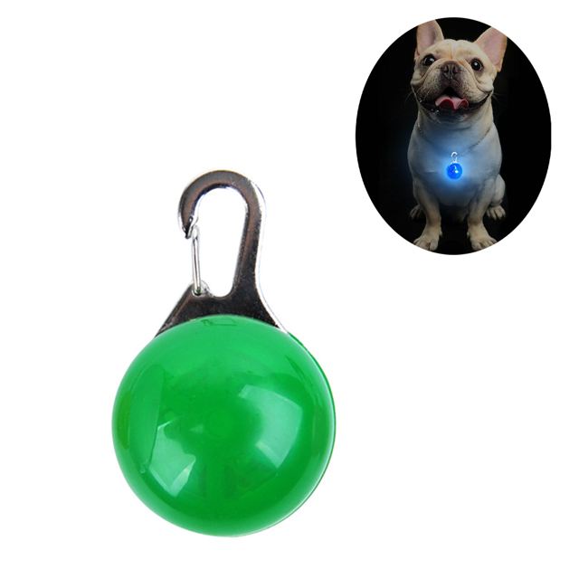 Luces LED de Seguridad ZHAOCHENG Linterna con Clip para Collar de Perro y Gato Verde Claro