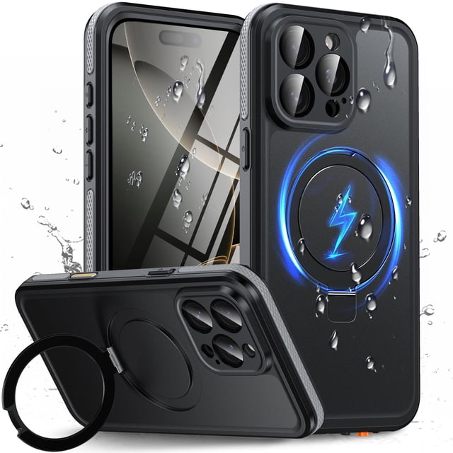 Funda impermeable Oterkin para iPhone 16 Pro con protector de pantalla
