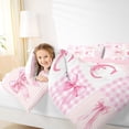 thumbnail image 4 of Castle Fairy Bowtie Personalized Alphabet C Queen Comforter Set,Cute Bedding Comforter Set, 4 of 8