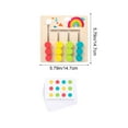 thumbnail image 3 of KTTECTOA Wooden Multichannel Colorful Balls Walking Puzzle Board Teaching Four Color Balls Walking Game Mind Thinking Training Holiday Gift Clearance Outdoor Games Canada Days Travel Games, 3 of 6