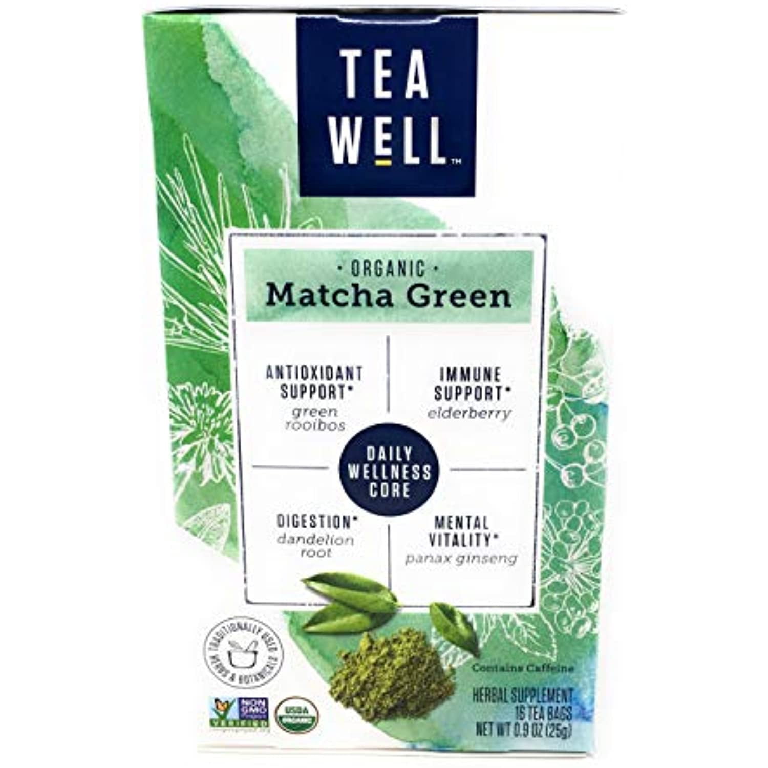 Celestial Seasonings, Organic Matcha Green Tea, 16 Count