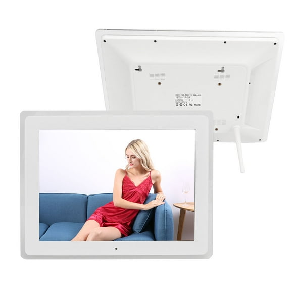 Digital Picture Frame 12.1in 1080P HD Digital Photo Frame with Light Electronic Photo Frame