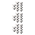thumbnail image 3 of relayinert Rail de Rideau Robuste 10 Pcs Rail Coulissant Robuste Crochet de Transport Roulant Support de Plafond Solide et Durable Blanc Noir Style 5 3Ensemble, 3 of 6