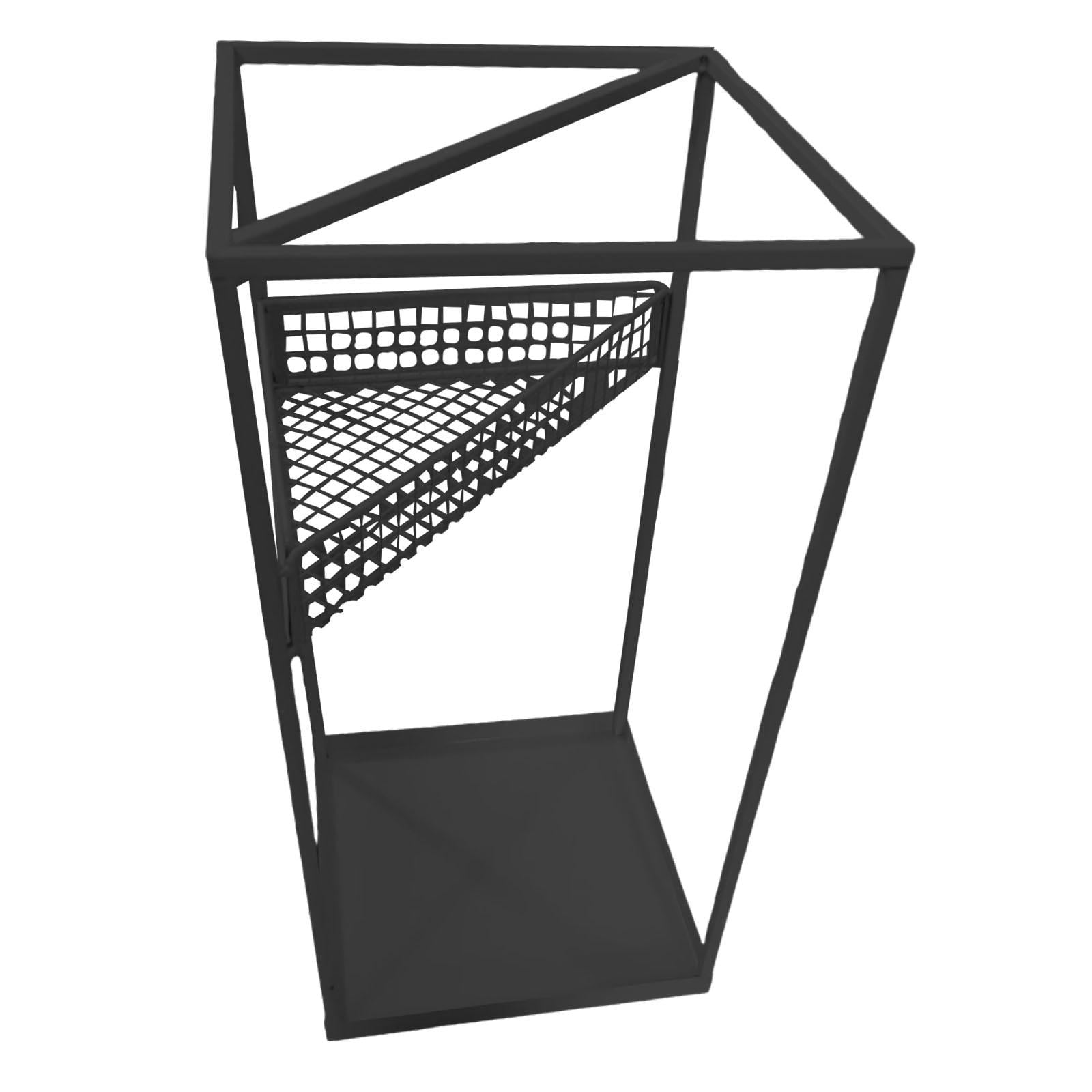 Fiocias Umbrella Stand Barrel Large Capacity Modern Organizer Decor Umbrella Holder Rack Black