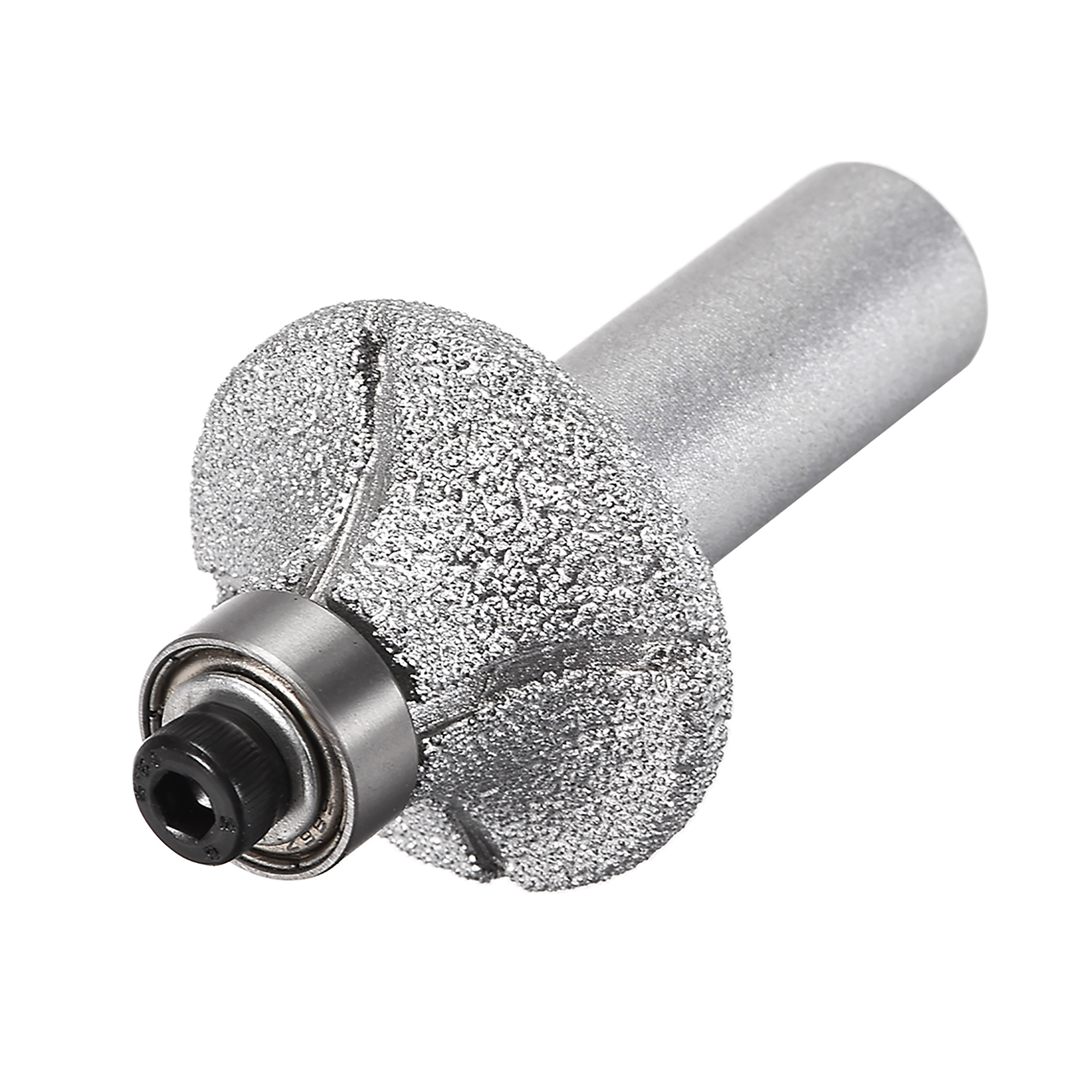 Diamond Router Bit R8 Brazed Profile Wheel 1/2inch Shank with Bearing for Granite Marble