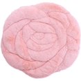 thumbnail image 3 of YISITIAN Plush Rose Seat Cushion & Lumbar Pillow Set, Soft Comfortable Chair Pad for Home Office Sofa, Relieves Back Pain, Coccyx Pain & Sciatica, Pink AZ1014-1383, 3 of 6