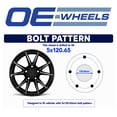 thumbnail image 6 of Single(1) OE Wheels CV07A 18x10.5 Chrome Rim 5x120.65 56ET, 6 of 6