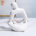 thumbnail image 5 of Reading Woman Statue for Home Decor – Resin Abstract Art Ornament, Bookshelf Modern Aesthetic Figurine,, 5 of 5