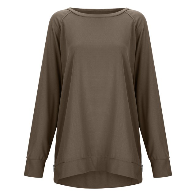 Wyzesi Chandails en Molleton Femmes Rouge Chandails en Molleton Col Rond Tendance Manches Longues Pull Vêtements 2024