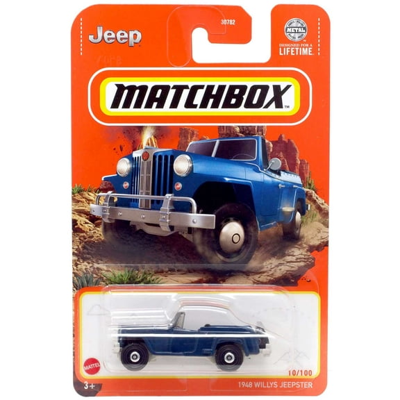 Matchbox 1948 Willys Jeepster Diecast Car